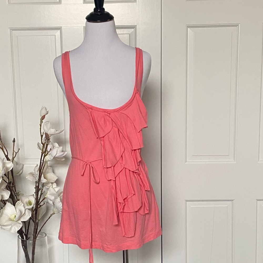 J Crew Side Ruffle Tank - Picture 2 of 6